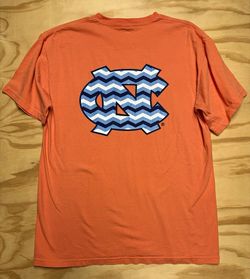Comfort Colors Adult L North Carolina Tar Heels Orange Pocket T-Shirt