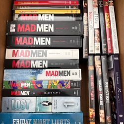 Box of DVDs