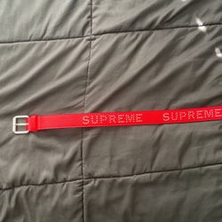 LEATHER SUPREME STUDDED BELT 