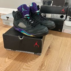 Jordan Retro Five Grapes Size 10.5