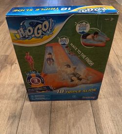 Bestway H2OGO! 18' Triple Water Slip N and Slide Kid's Pool Toys Outdoor SummerFirm $40
