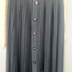 Black Pleated Skirt