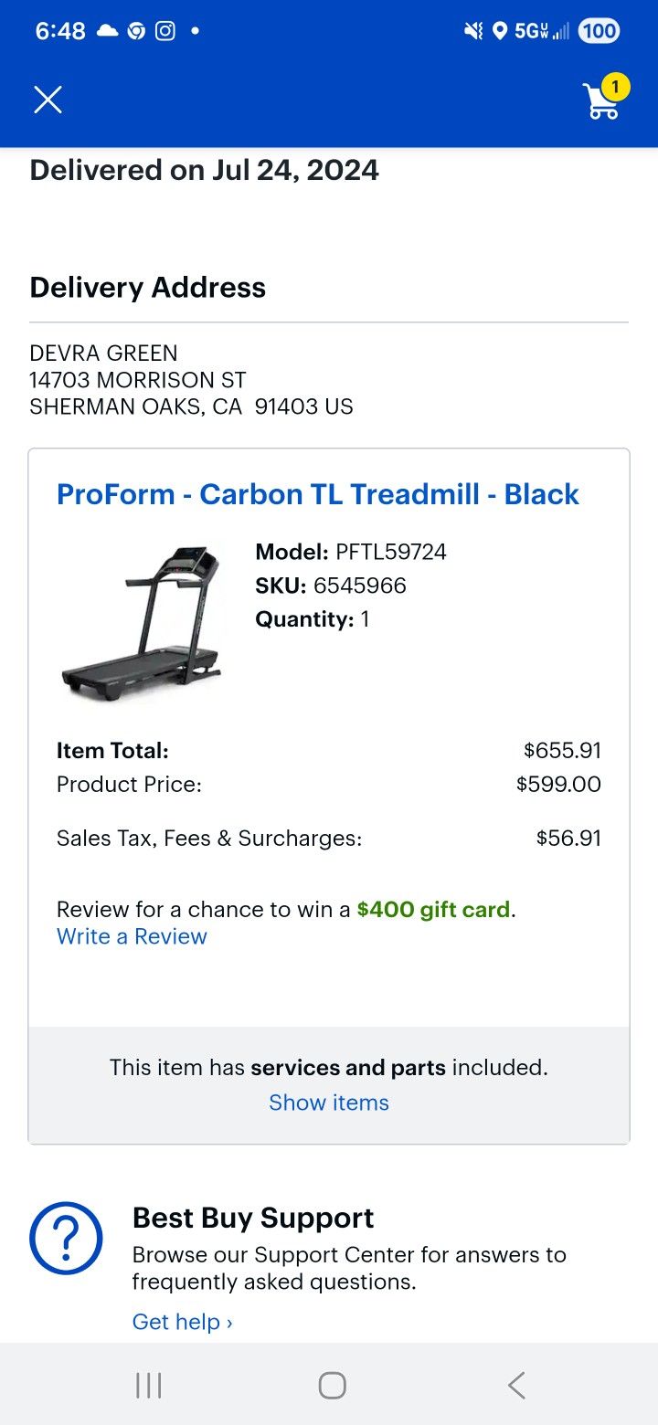 Proform Treadmill 
