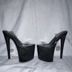 Privileged BLACK  8 inch Platform Heels 