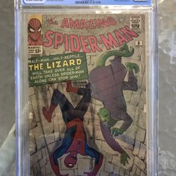 Amazing Spider-Man #6 (1963) CGC 2.5 — O/w to white; 1st & Origin of Lizard