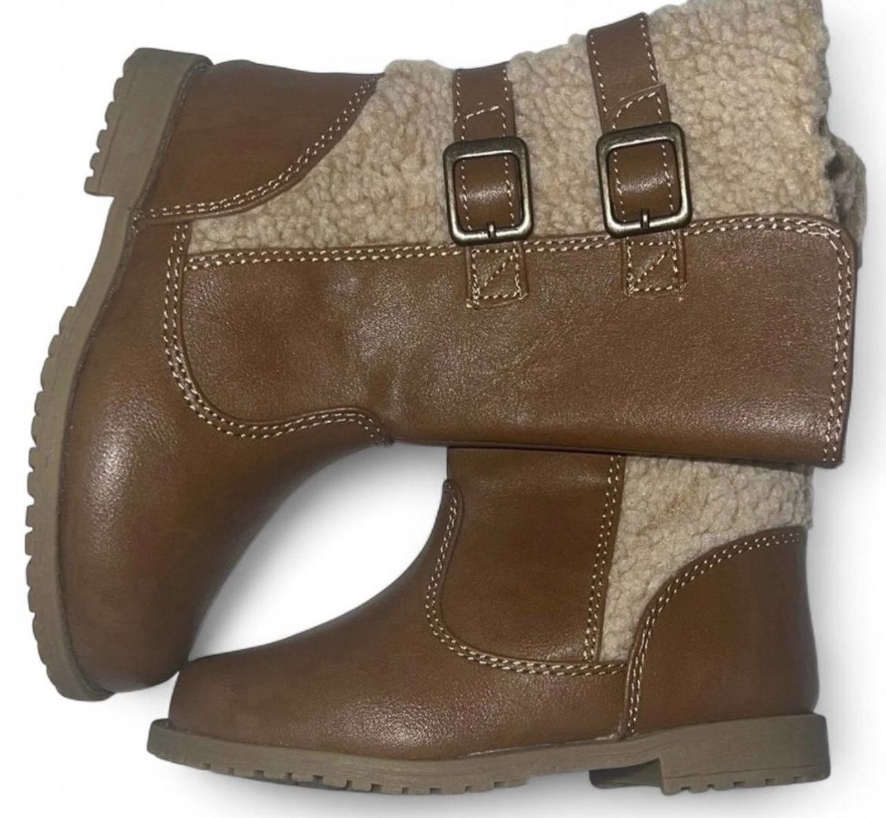 NEW Baby Girls new brown boots size 6