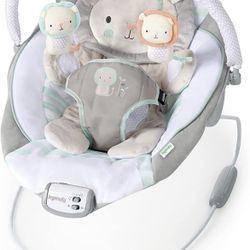 Ingenuity Baby Bouncer Seat with Vibration and Music - Landry The Lion