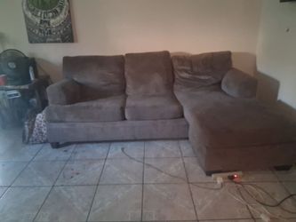 Brown sofa