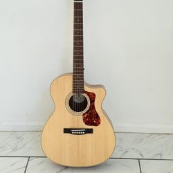 Guild OM-240CE Acoustic-Electric Guitar in Natural
