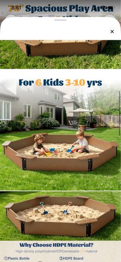 8ft X8 Ft Octagon Sandbox