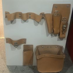 Jameson Hardback Tool Board With Leather Pouches