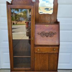 Antique   Desk Curio No Key