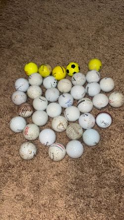 Used golf balls