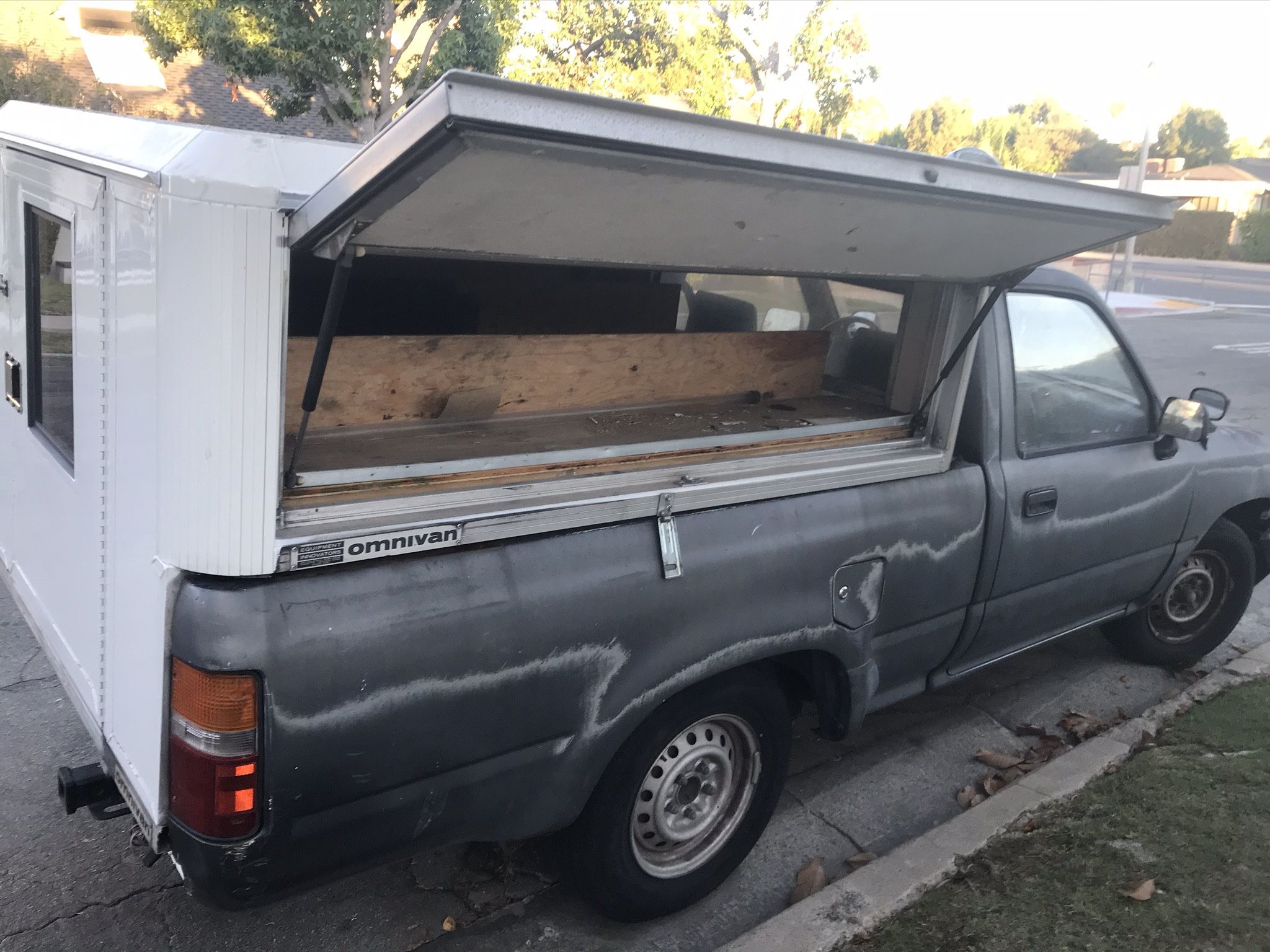 Mini Camper / Work Truck Bed Shell