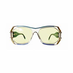 Vintage Cazal Mod. 182 Col. 225 – West Germany – Blue/Gold Sunglasses – $400 OBO