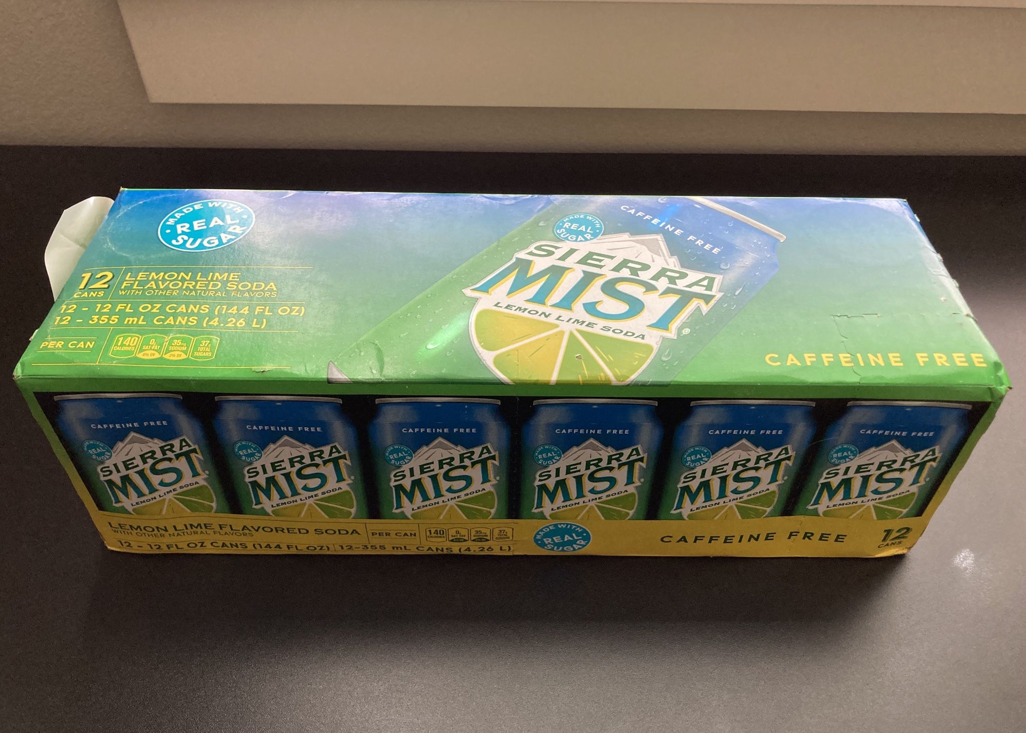 Sierra Mist 12 Pack Discontinued Full New Unopened Collectors