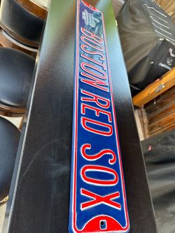 Vntg 2004 Boston Red Sox World Series Champions Street Sign