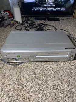 EMERSON EWD2202 DVD/VCR VHS Combo Player w/Remote Tested WORKS