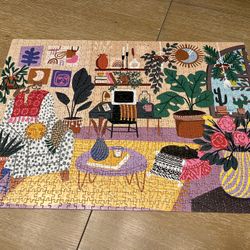 Boho Plant Lady Puzzle 