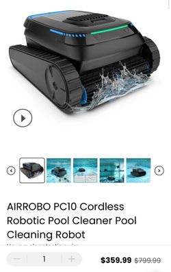 AIRROBO PC1O Cordless Robotic Pool Cleaner Pool Cleaning Robot