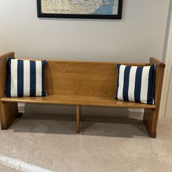 Antique Church pew