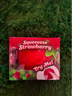 Toymendous Strawberry Squeeeeze Squishy Viral Toy