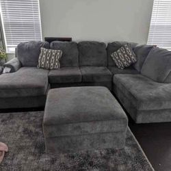 Beautiful Sectional Couches And Ottoman 