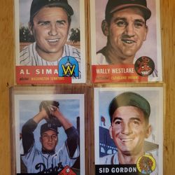 1953 Edition Baseball Cards Includes John Podres