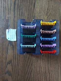 Wahl Professional Animal Stainless Steel Attachment Comb Set
