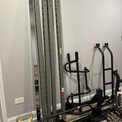 Fitness Reality Power Cage & Bench + Weights