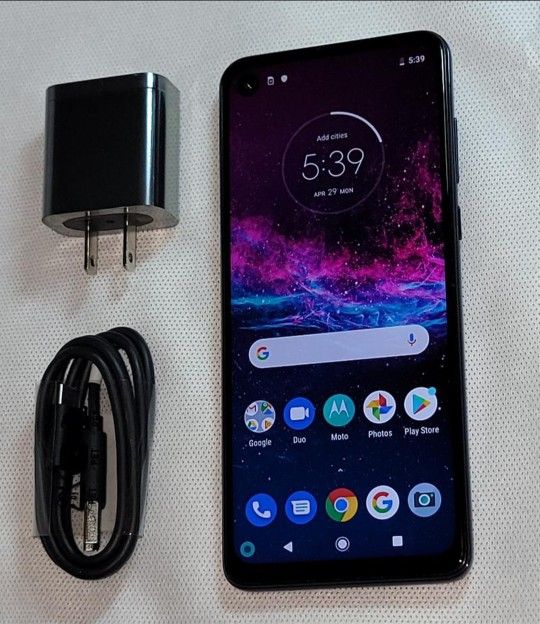 EXCELLENT Condition Motorola ONE ACTION 128GB UNLOCKED CELL PHONE