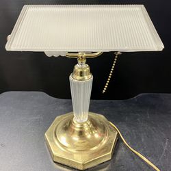 Vintage Bankers Lamp. Library Lamp. 