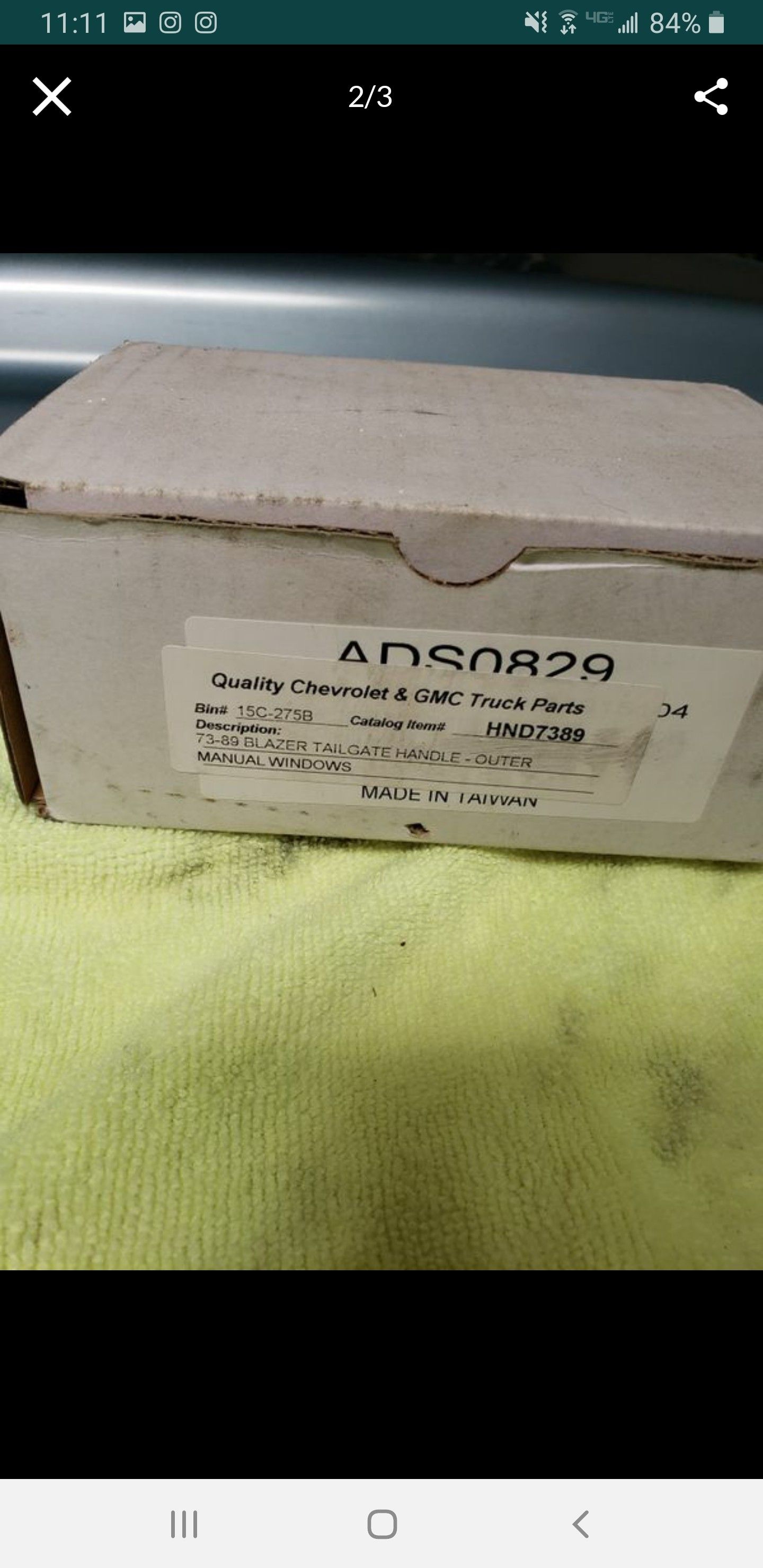 Chevy blazer K5 rear tailgate window crank for Sale in Vista, CA OfferUp