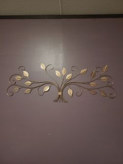 Wall Leaf Metal Sculpture