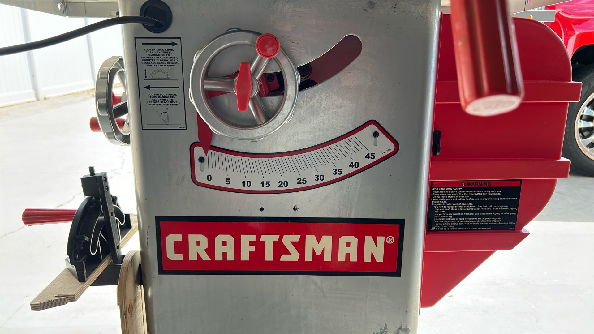 10” Craftsman Tablesaw