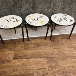 Vintage Mid Century Tables(3) Reduced