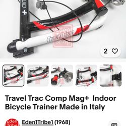 Travel Trac Comp Mag+ Indoor Bike Trainer – Made in Italy