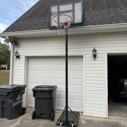 4-10Ft Adjustable Basketball Hoop