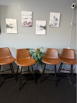 Set of 4, 26” Counter Height Stools
