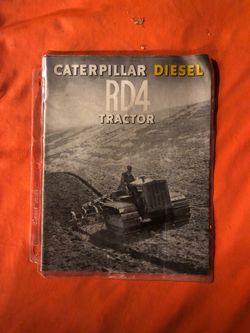Caterpillar RD 4 tractor brochure