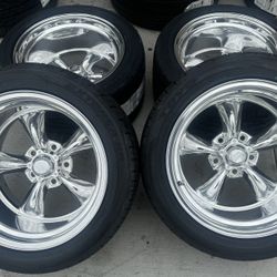 American Racing Vn 505 Polished 17x11 With Toyo Extensa 315/35/17 Tires For Obs C-10 Chevy 5x5🔥🔥🔥