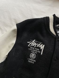stussy 25th anniversary varsity jacket for Sale in Los