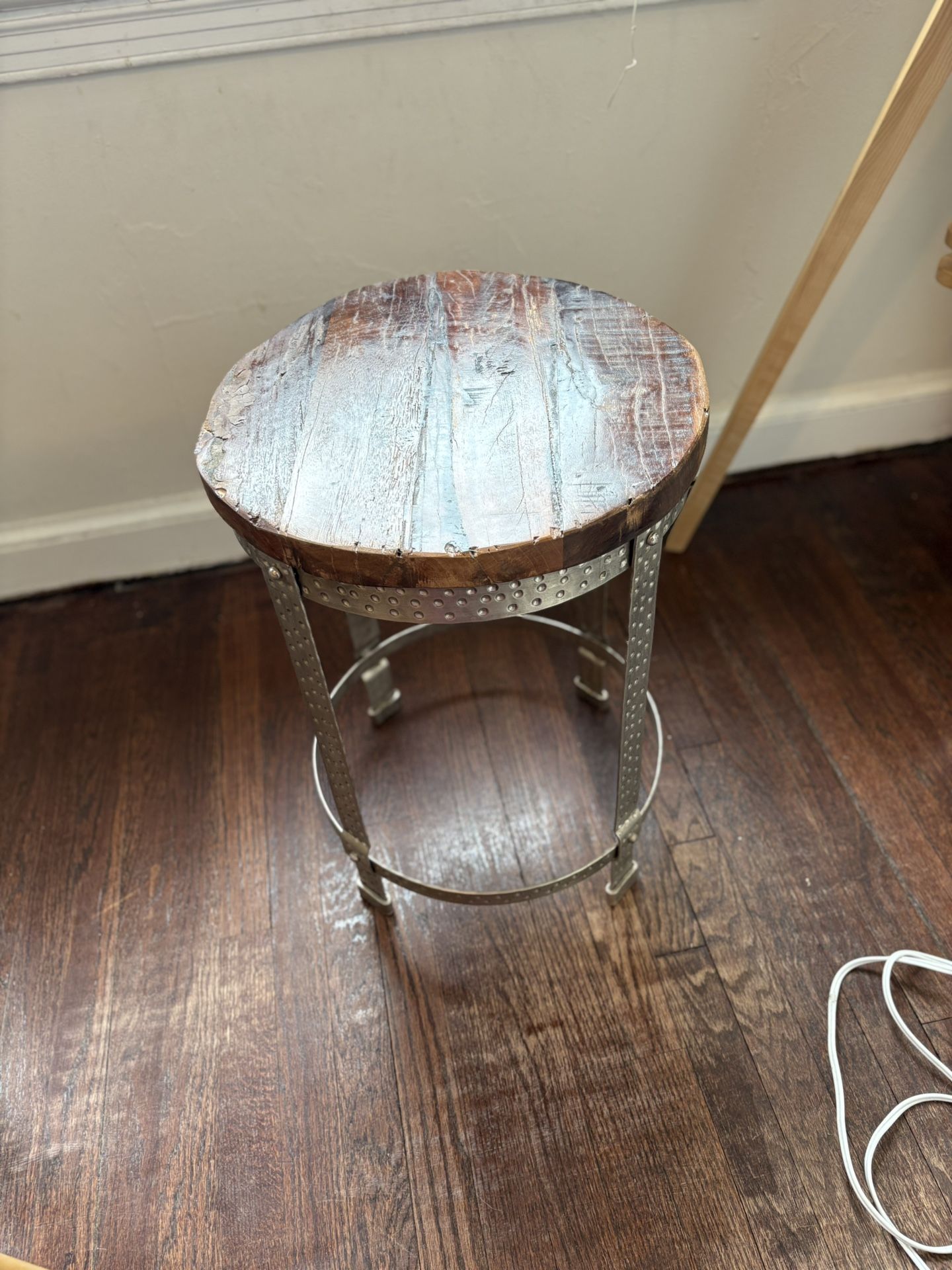 Rustic Industrial Bar Stool