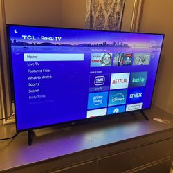 4K TCL Roku TV Like New