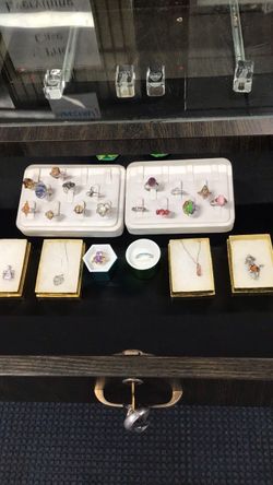 Sterling Silver Rings and Pendants .925 Rings are $25each  and Pendants each5 $50 in this case