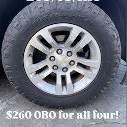 2015-2019 Chevrolet Tahoe 18” Wheels/Rims with tires
