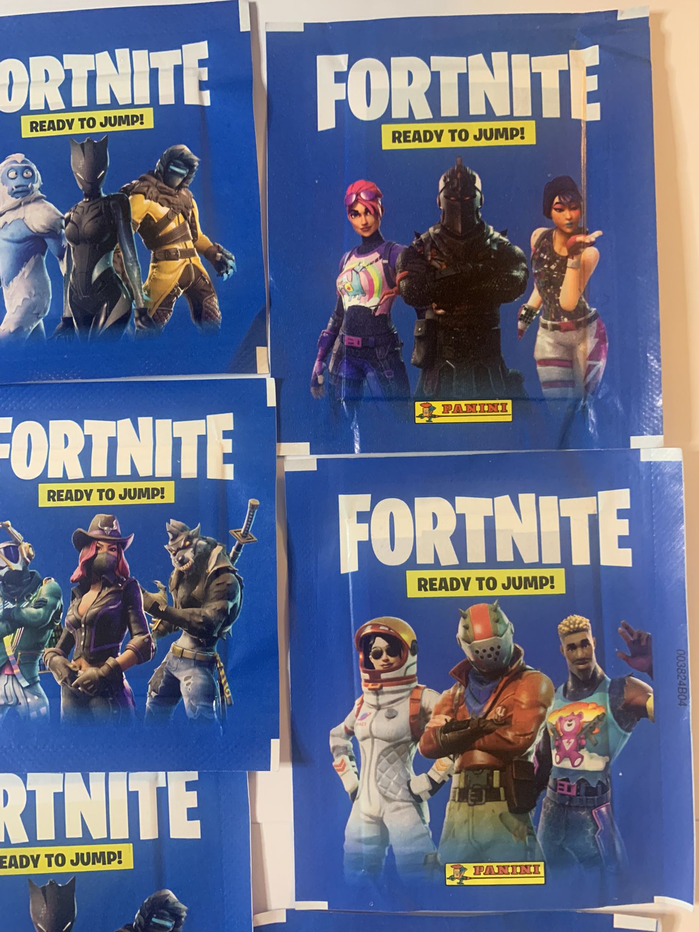 Fortnite Ready To Jump Sticker Collection, 2019 Panini, (10) Sealed Packs 50 Total Stickers
