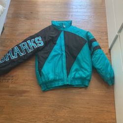 Vintage San Jose Sharks Logo 7 Puffer