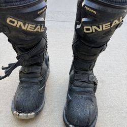 O'Neal Rider Motocross Boots - Black - Men's Size 10