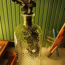 Vintage Scotch Decanter; No Stopper